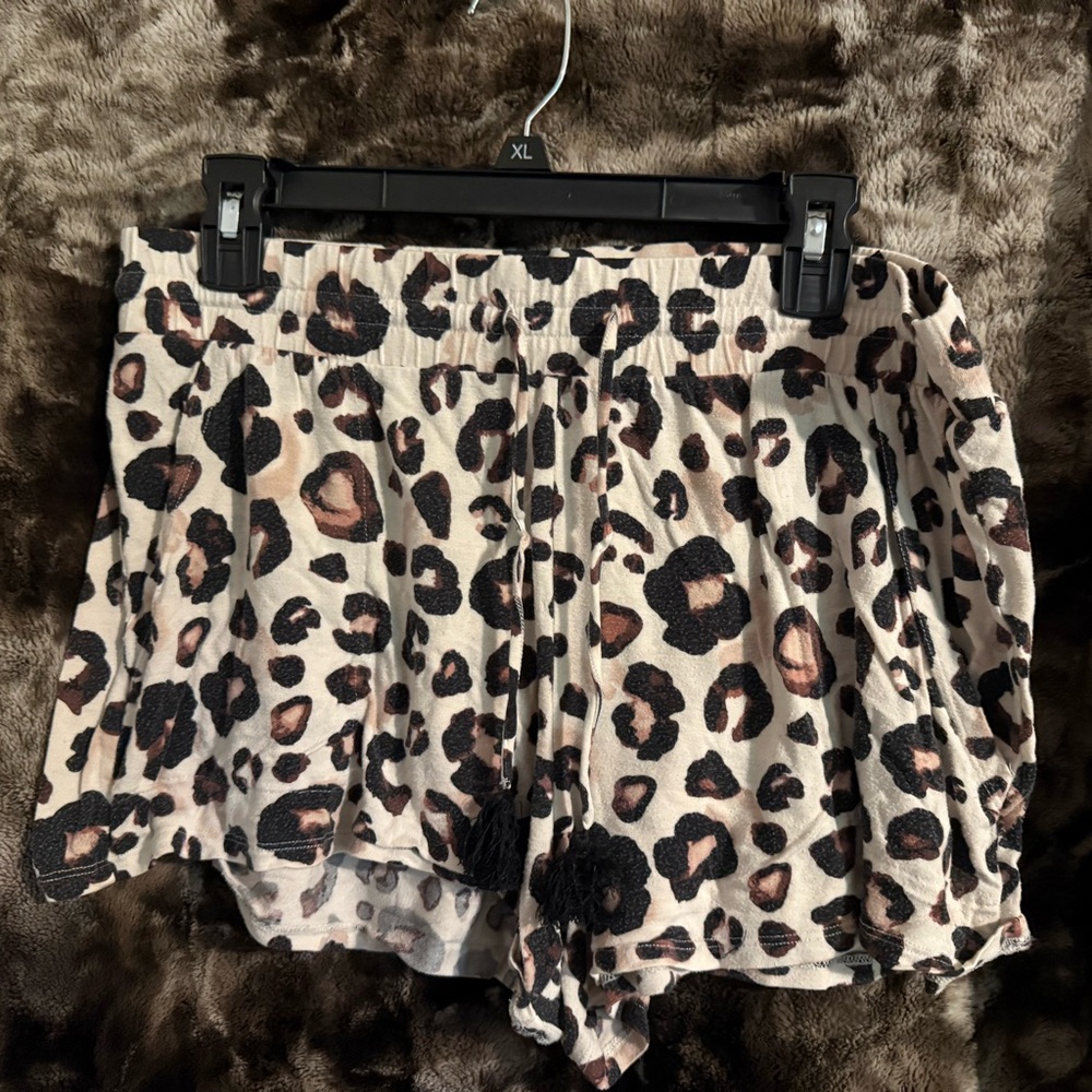 Stars Above Animal Print Lounge Pajama Shorts